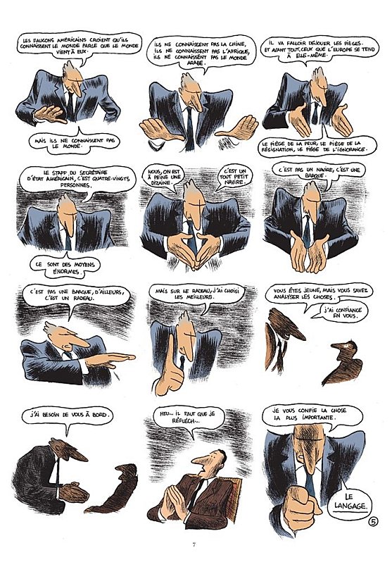 Bande-dessinée quai d'orsay