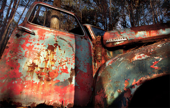 painted truck Claire Bouleau