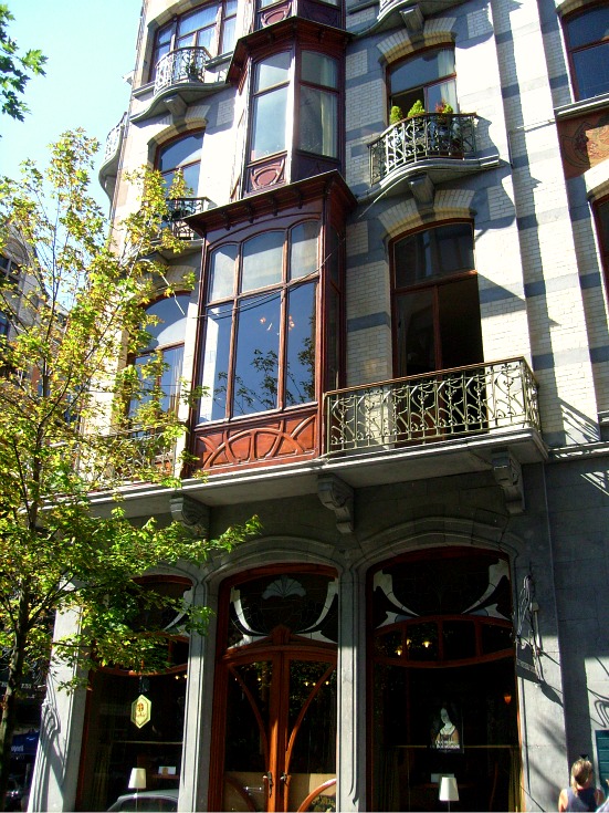 Façade Art Nouveau à Bruxelles