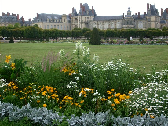 Jardin à la française à Fontainebleau