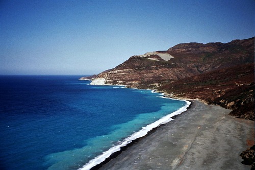 plage nonza Corse