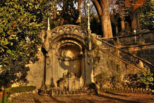 Tramonto a Villa Scott