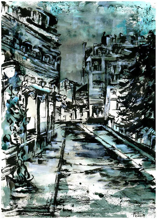 Paris Bleue nuit
