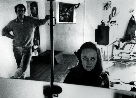 Niki de Saint Phalle et Jean Tinguely à l’atelier photographie de Harry Schunk 1963 © 2014 Niki Charitable Art Foundation, All rights reserved