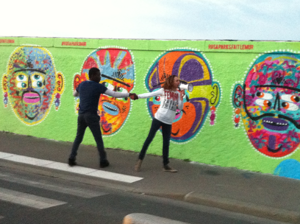 Rosa Parks fait le mur