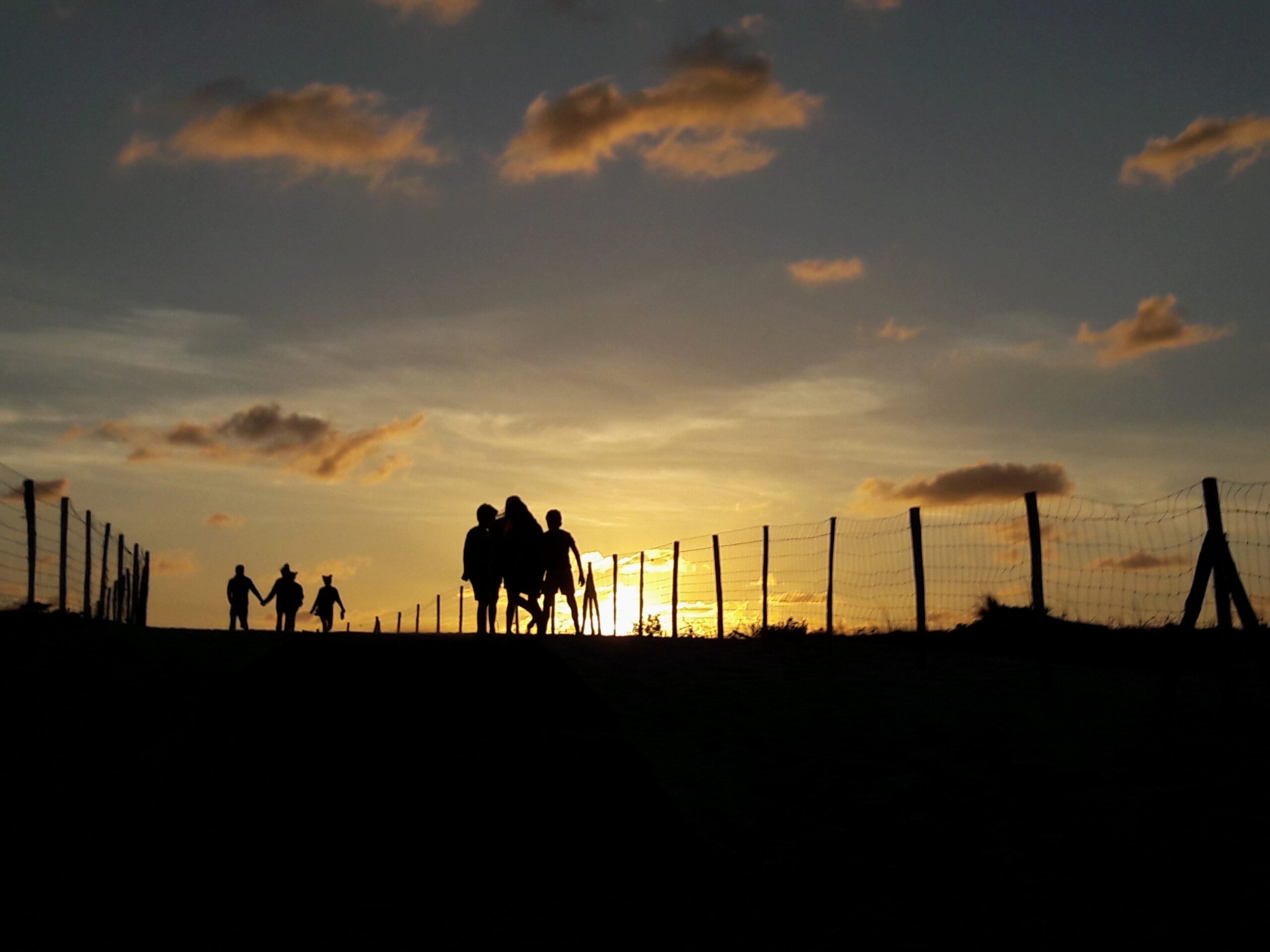 Le coucher du soleil